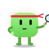A helper Blobling in a red headband